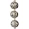 Silver-Plated Carved Filigree Beads, 14mm by Bead Landing™